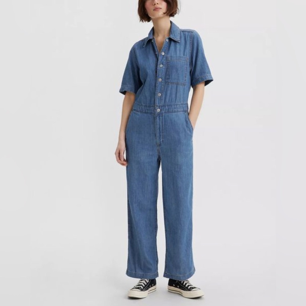 Levi's Classic Indigo Jumpsuit